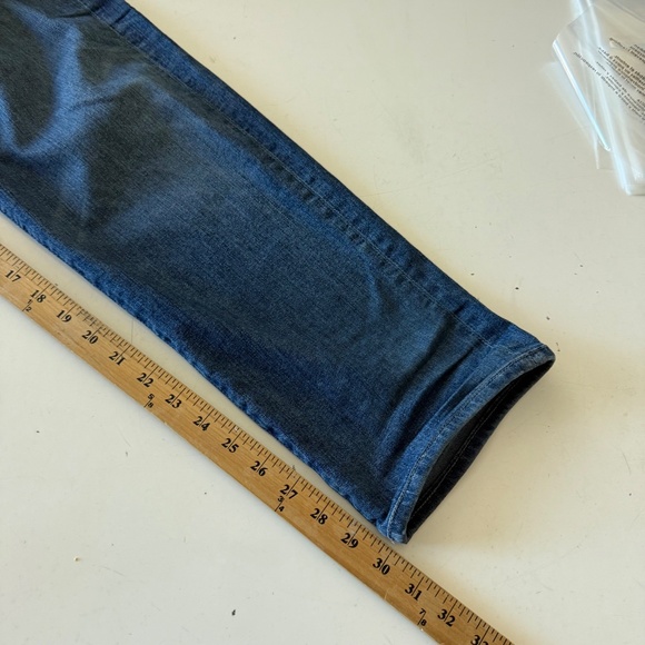 7 For All Mankind Paxton Dark Wash Ultra Stretch Straight Leg Jeans Mens 40 x 30 - Picture 11 of 13